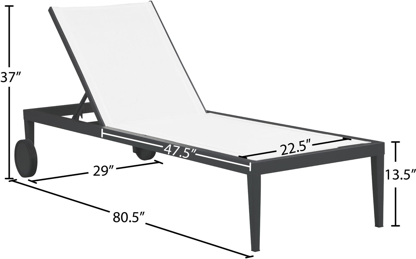 Nizuc - Outdoor Chaise Lounge Chair