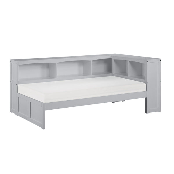 Orion Twin Bookcase Corner Platform Bed
