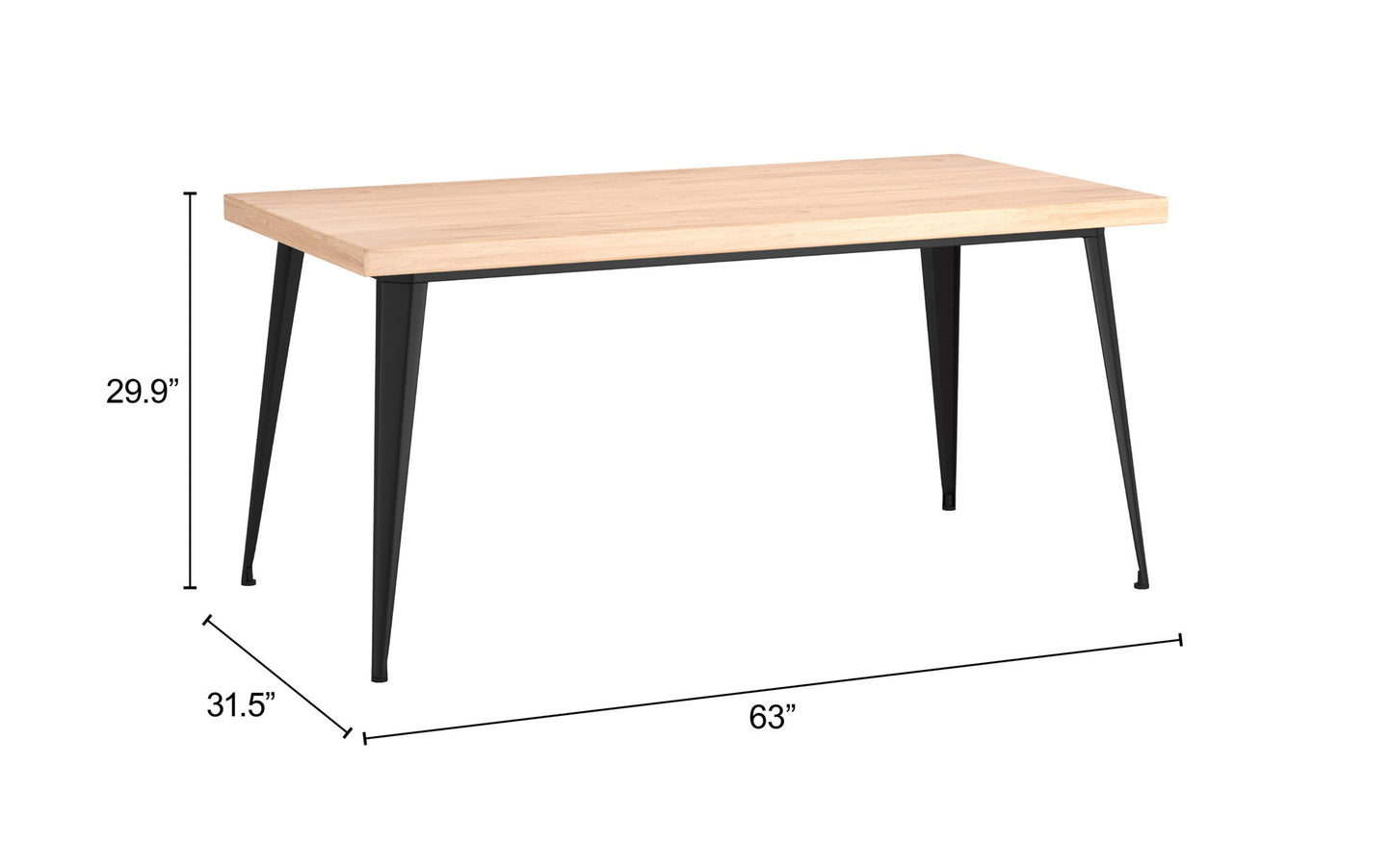 Saelen - Dining Table - Natural