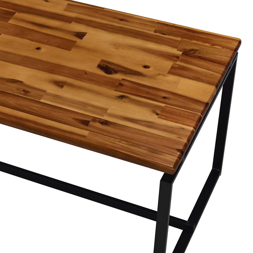 Jurgen - 3 Piece Coffee & End Set - Oak & Black