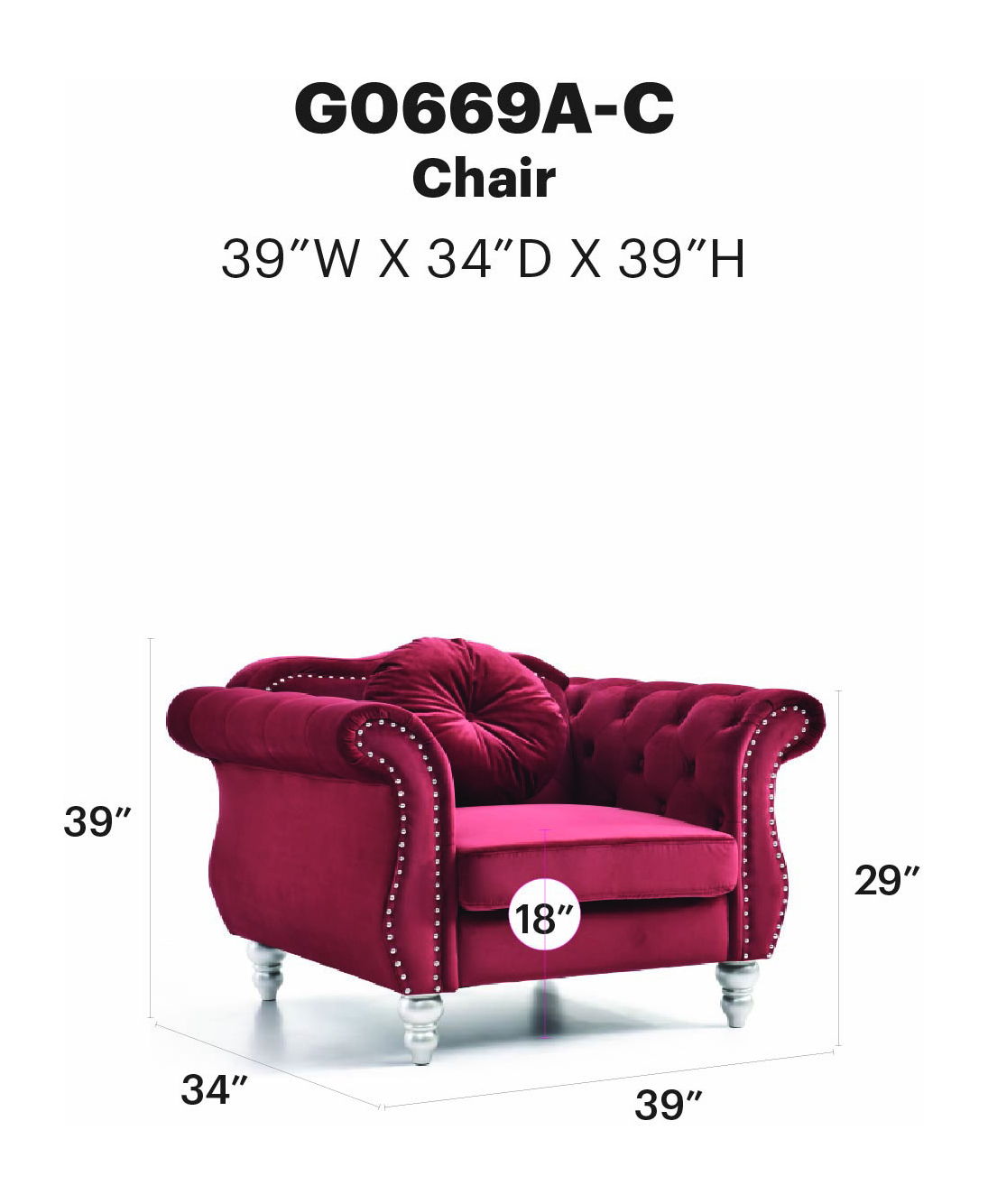 Glory Furniture - Hollywood - Chair