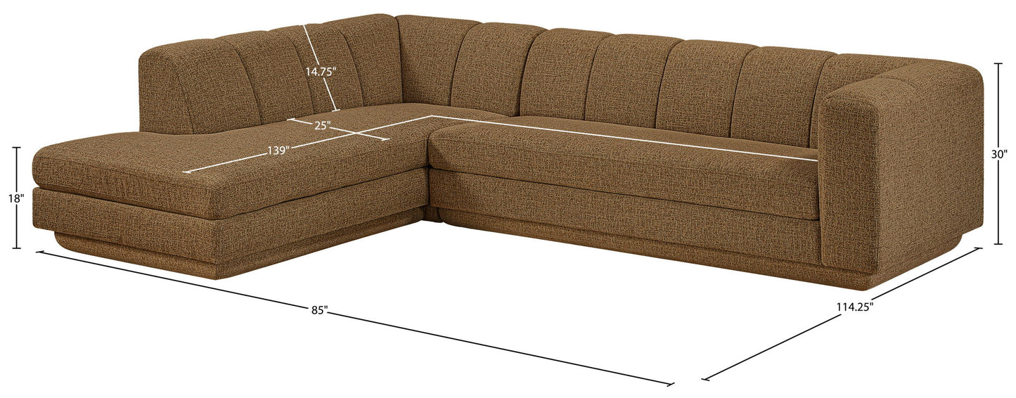 Modari - Sectional - Brown