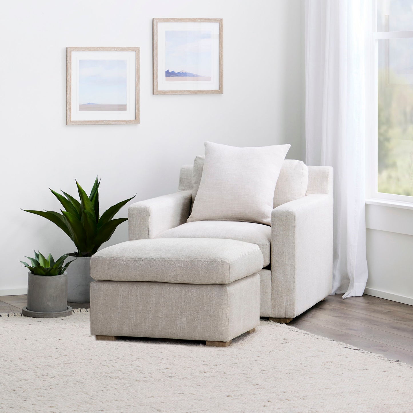 Laurel - Chair - Oat White