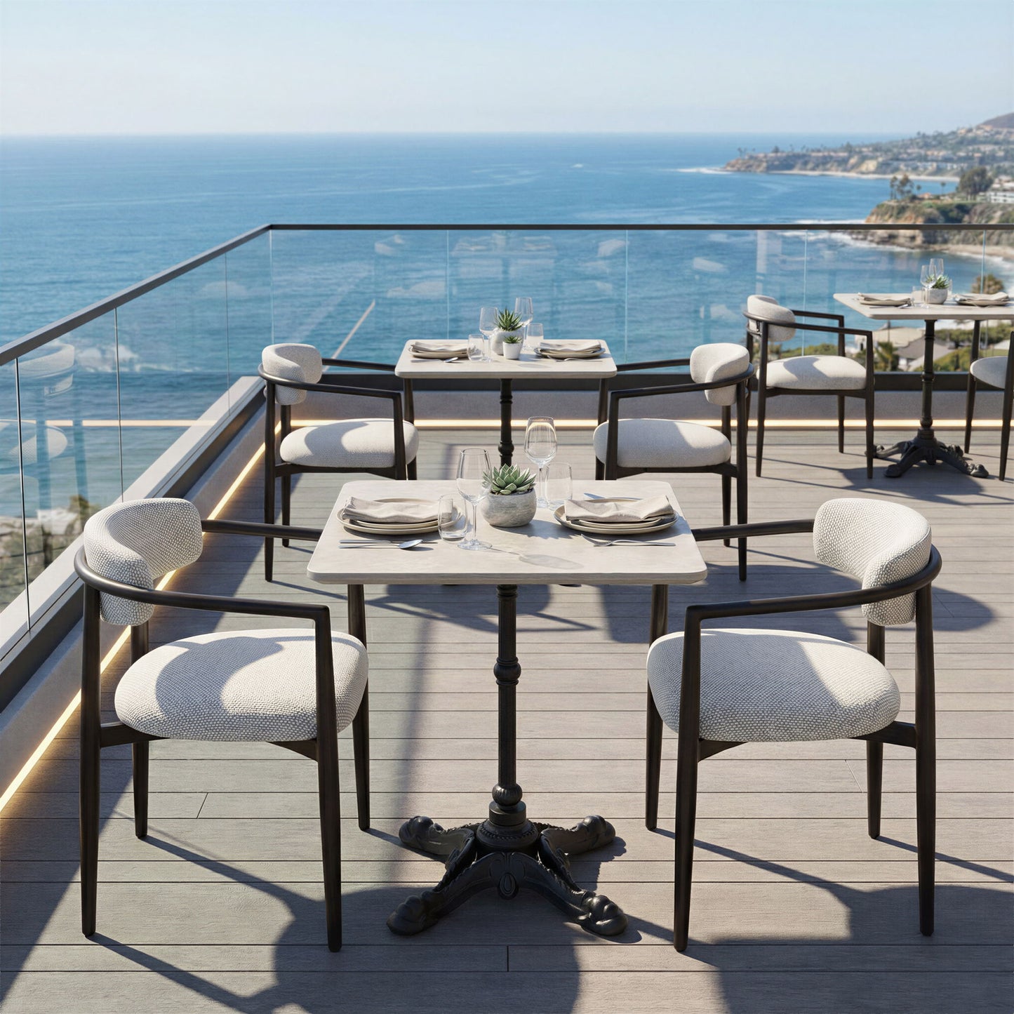 Midori - Outdoor Dining Chair - White
