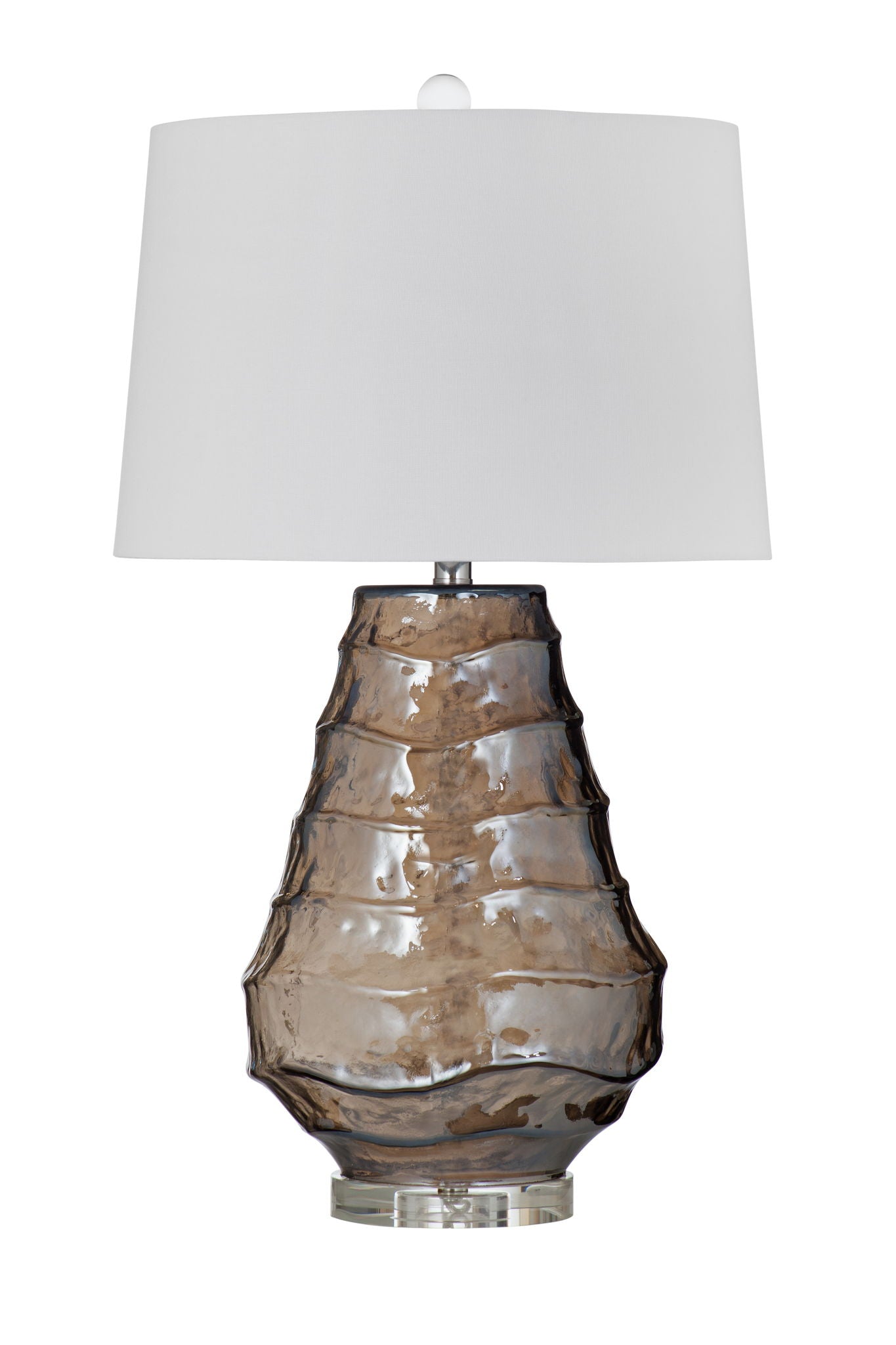 Monaco - Table Lamp - Light Brown / White
