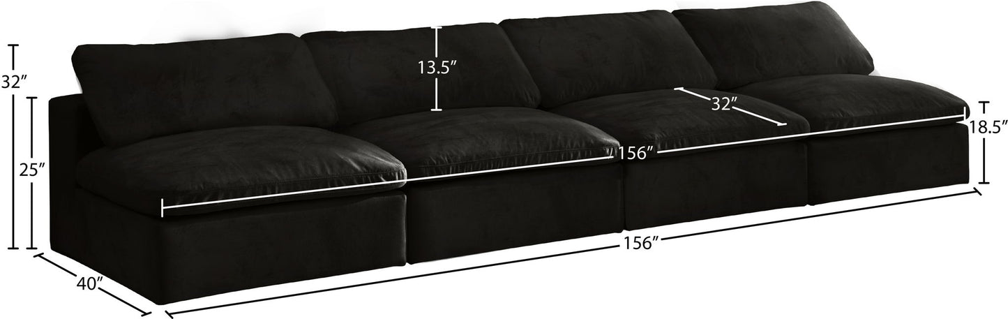 Cozy - Modular Armless 4 Seat Sofa