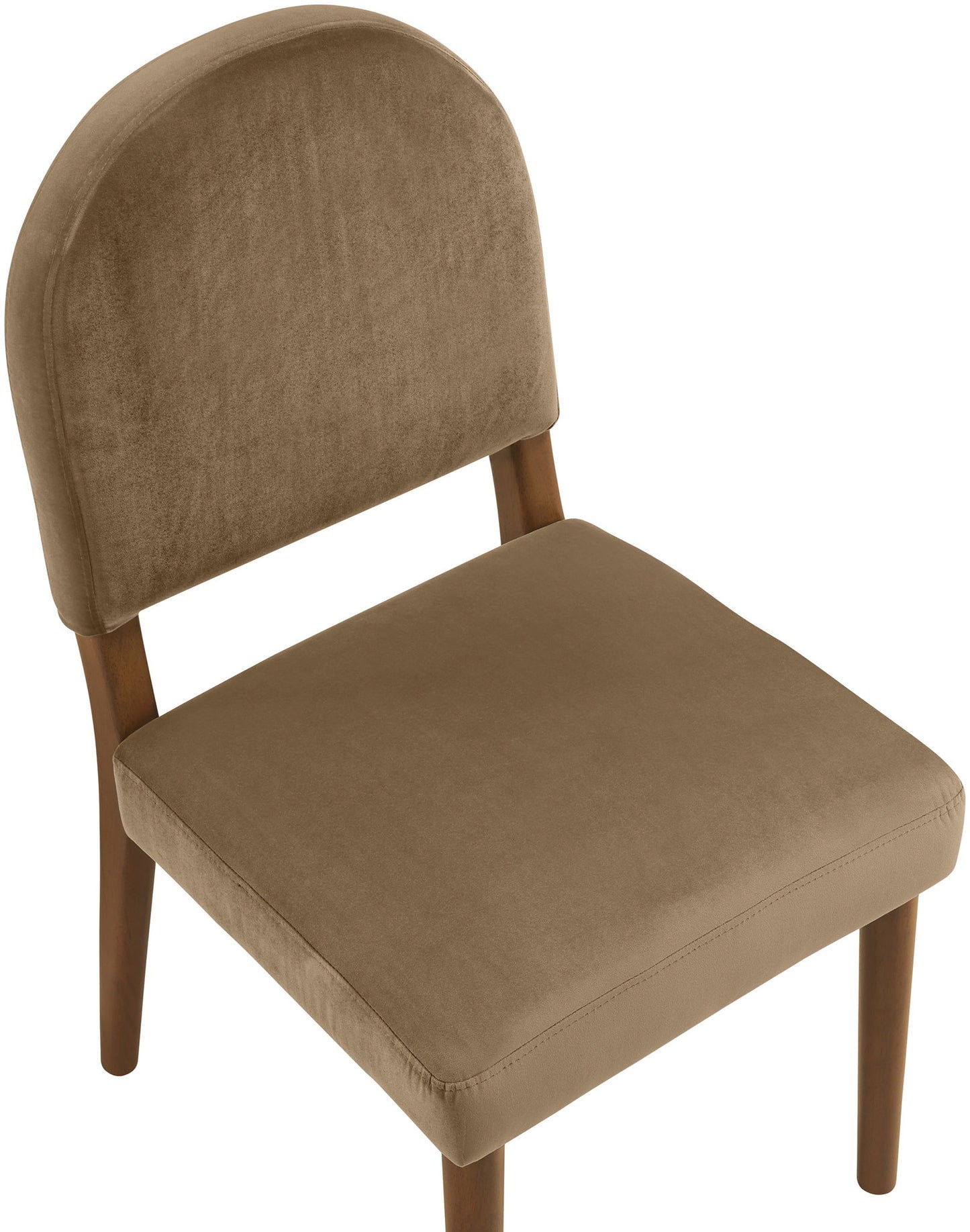 Varinelle - Velvet Dining Chair (Set of 2) - Walnut Frame