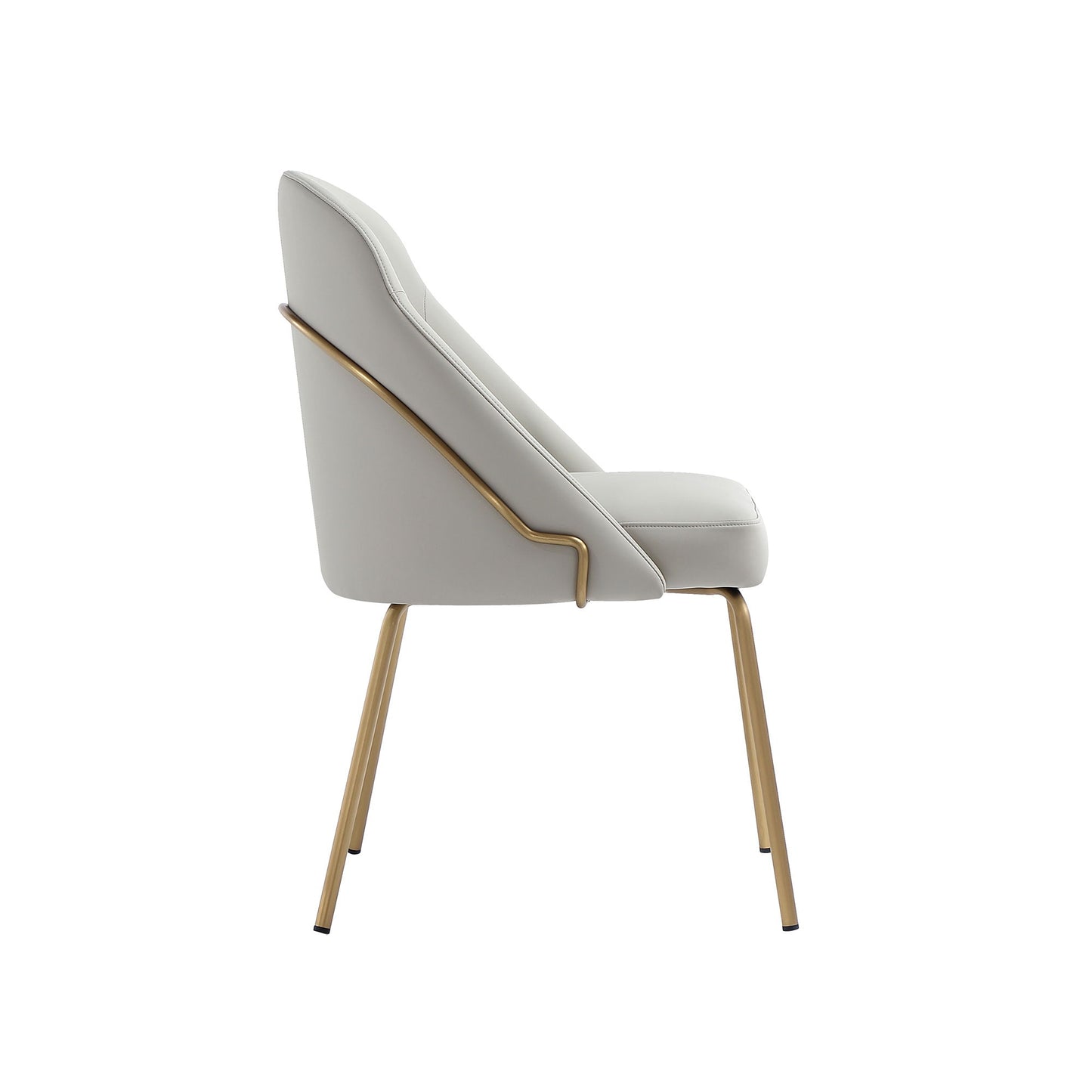 Manhattan Gracie - Dining Chair With Gold Legs