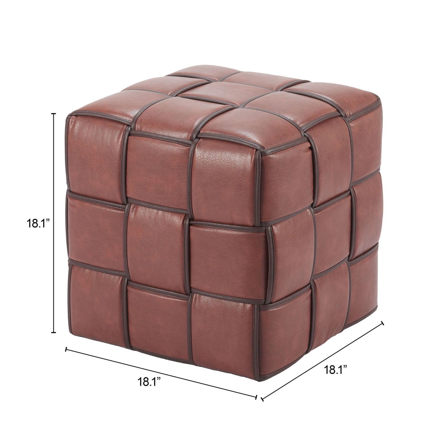 Zare - Ottoman - Brown