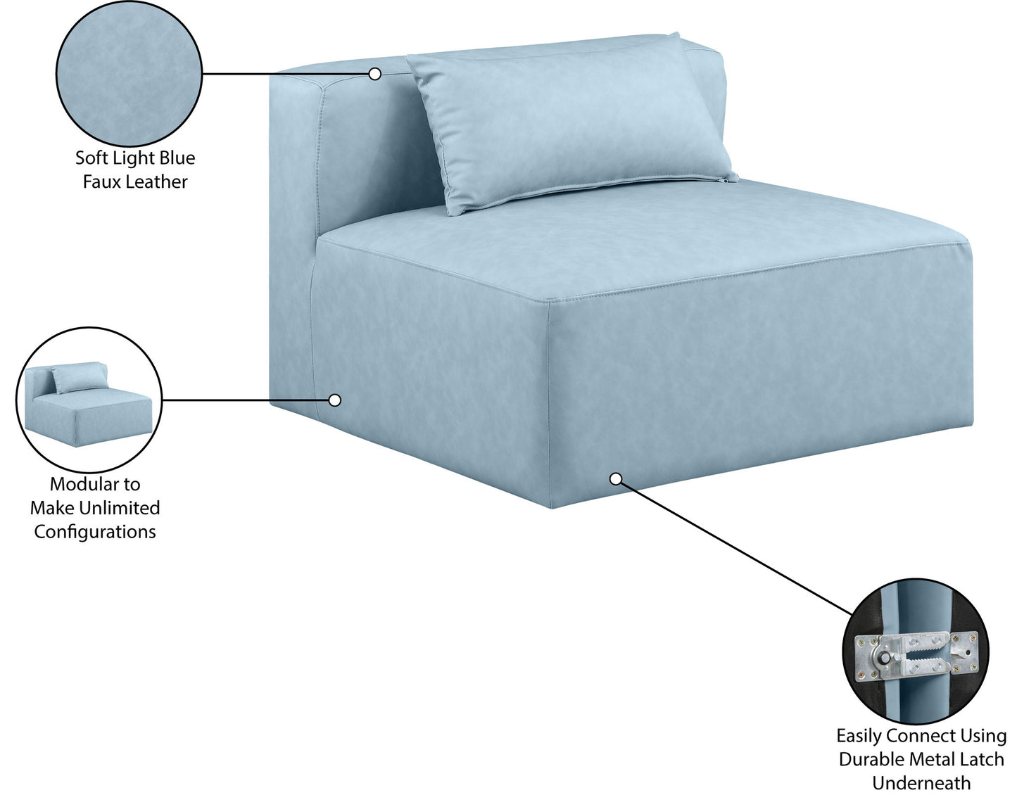 Cube - Armless Chair