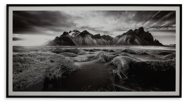 Delstone - Wall Art - Black / White