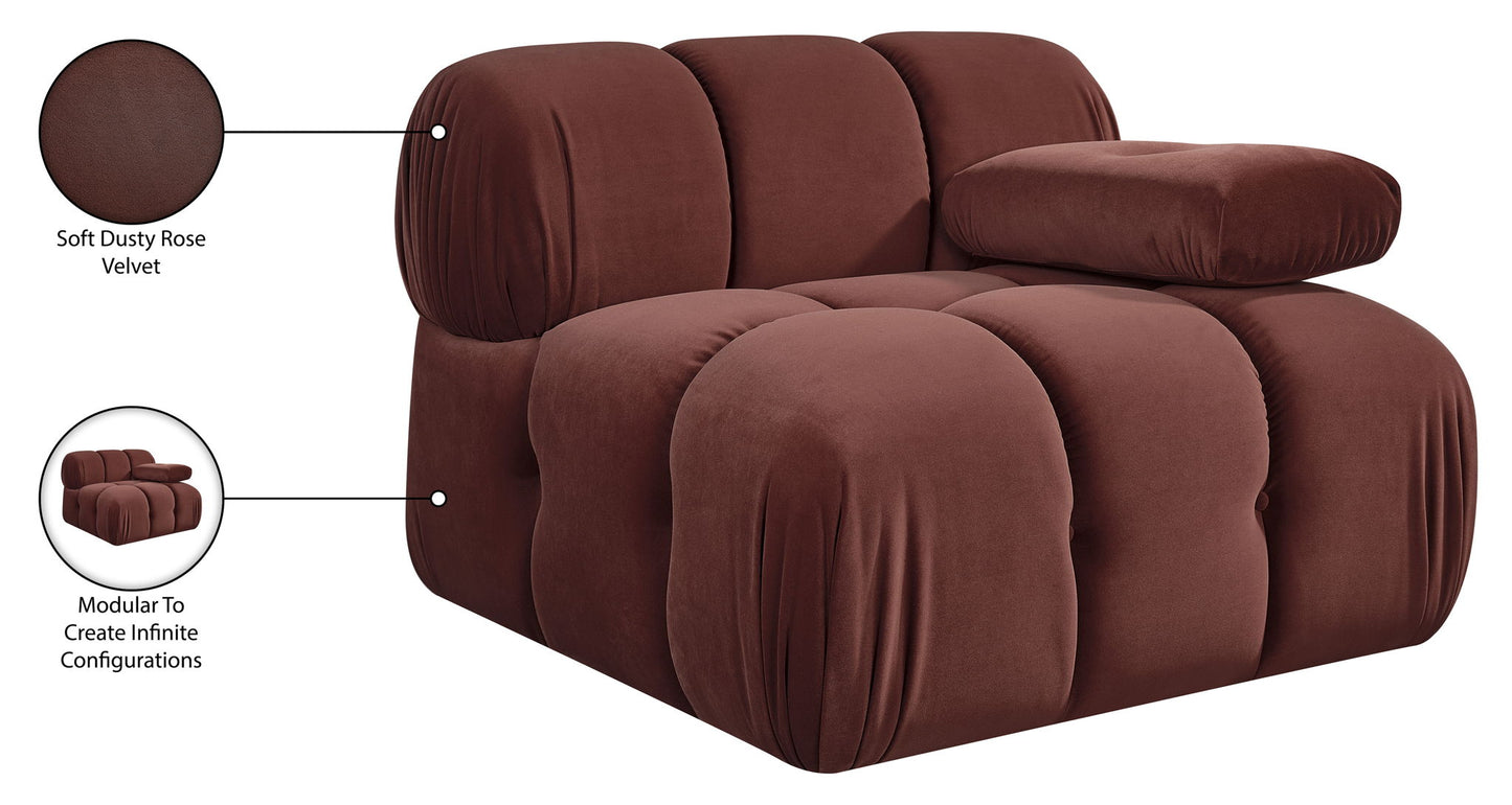 Orin - Velvet Performance Fabric Upholstered Modular Chair
