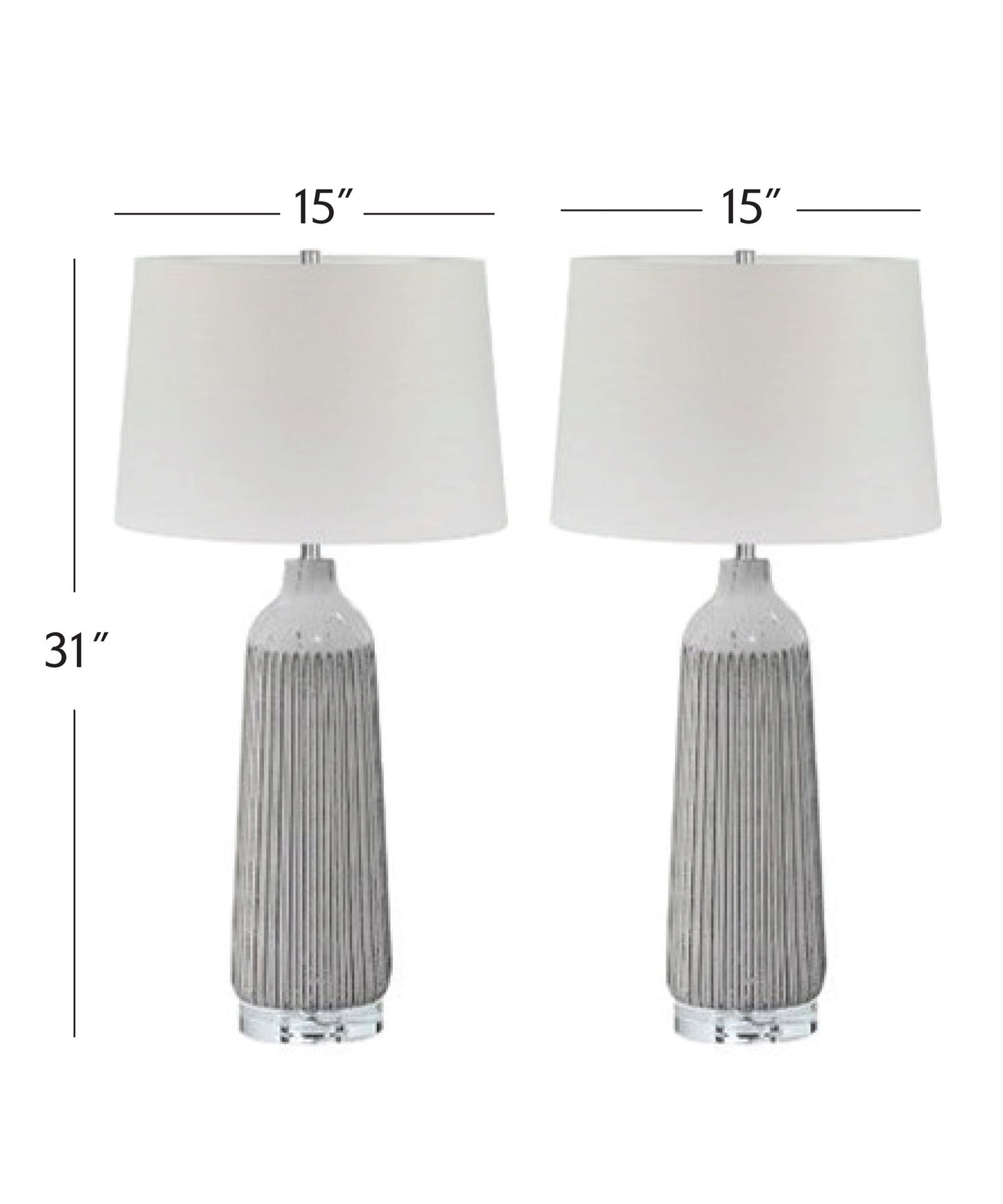 Pinnacle - Table Lamp - Cream / Light Gray