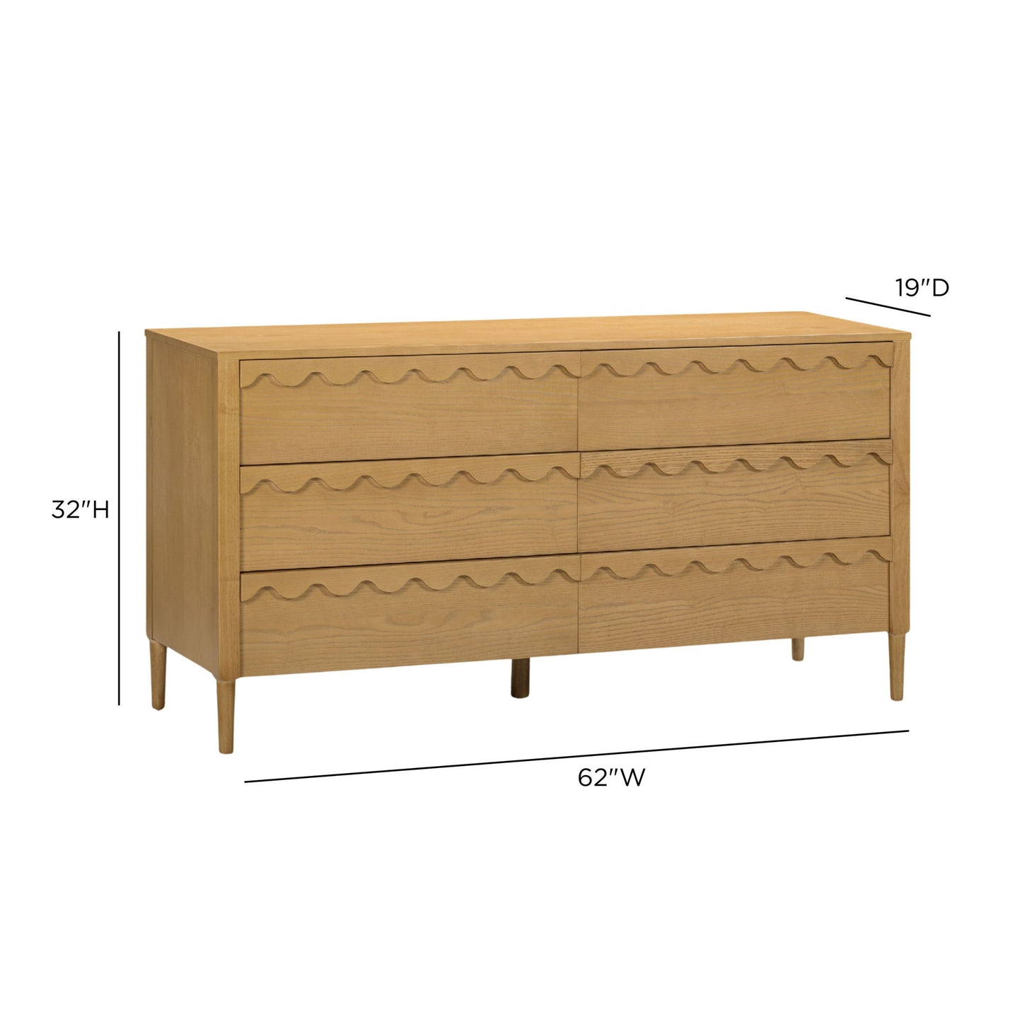 Oodle - 6 Drawer Dresser