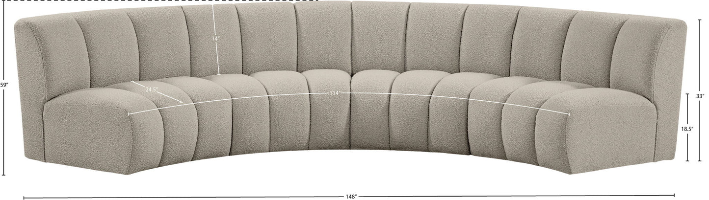 Infinity - 4 Piece Boucle Modular Sectional
