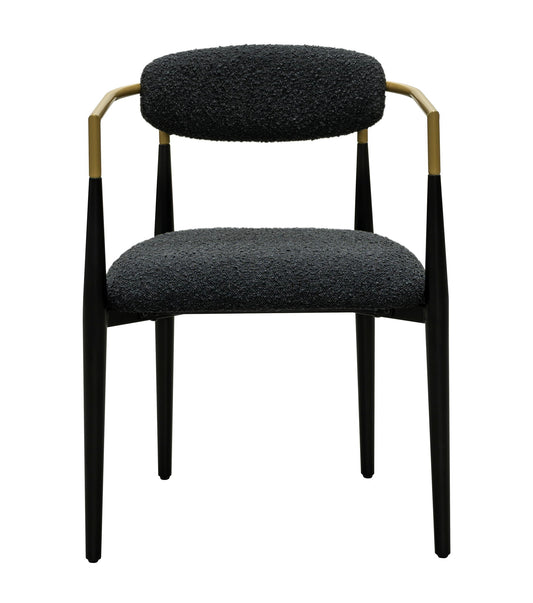 Jenson - Dining Chair - Black / Gold