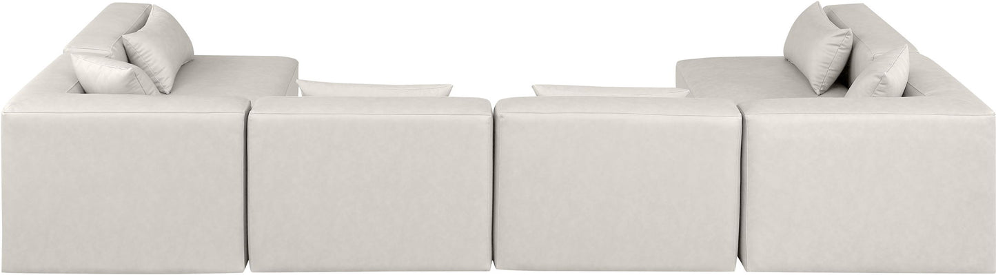 Cube - 6 Piece Modular Armless Sectional