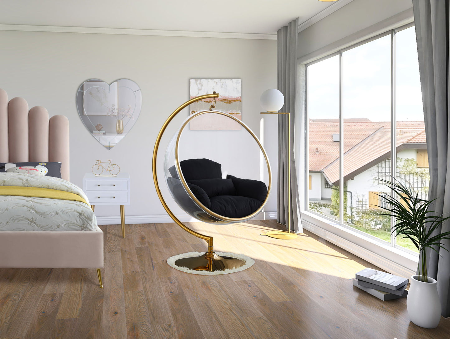 Luna - Swing Bubble Accent Chair