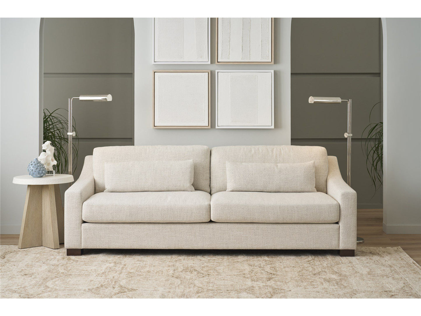Brooklyn - Sofa - Pearl Silver