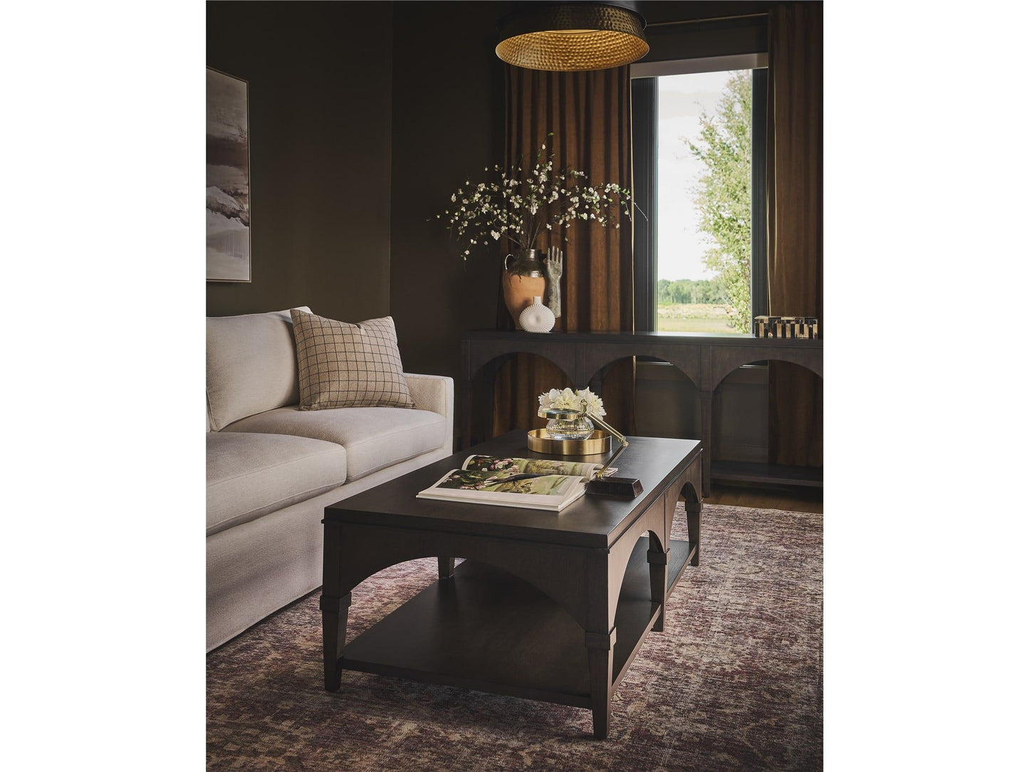 Fenwick - Console - Dark Brown