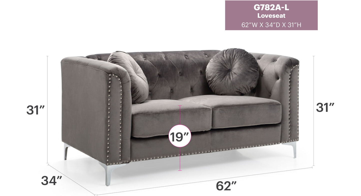 Glory Furniture - Pompano - Loveseat
