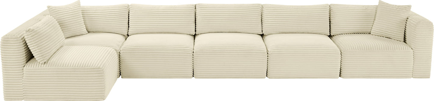 Shaggy - 6 Piece Modular Sectional