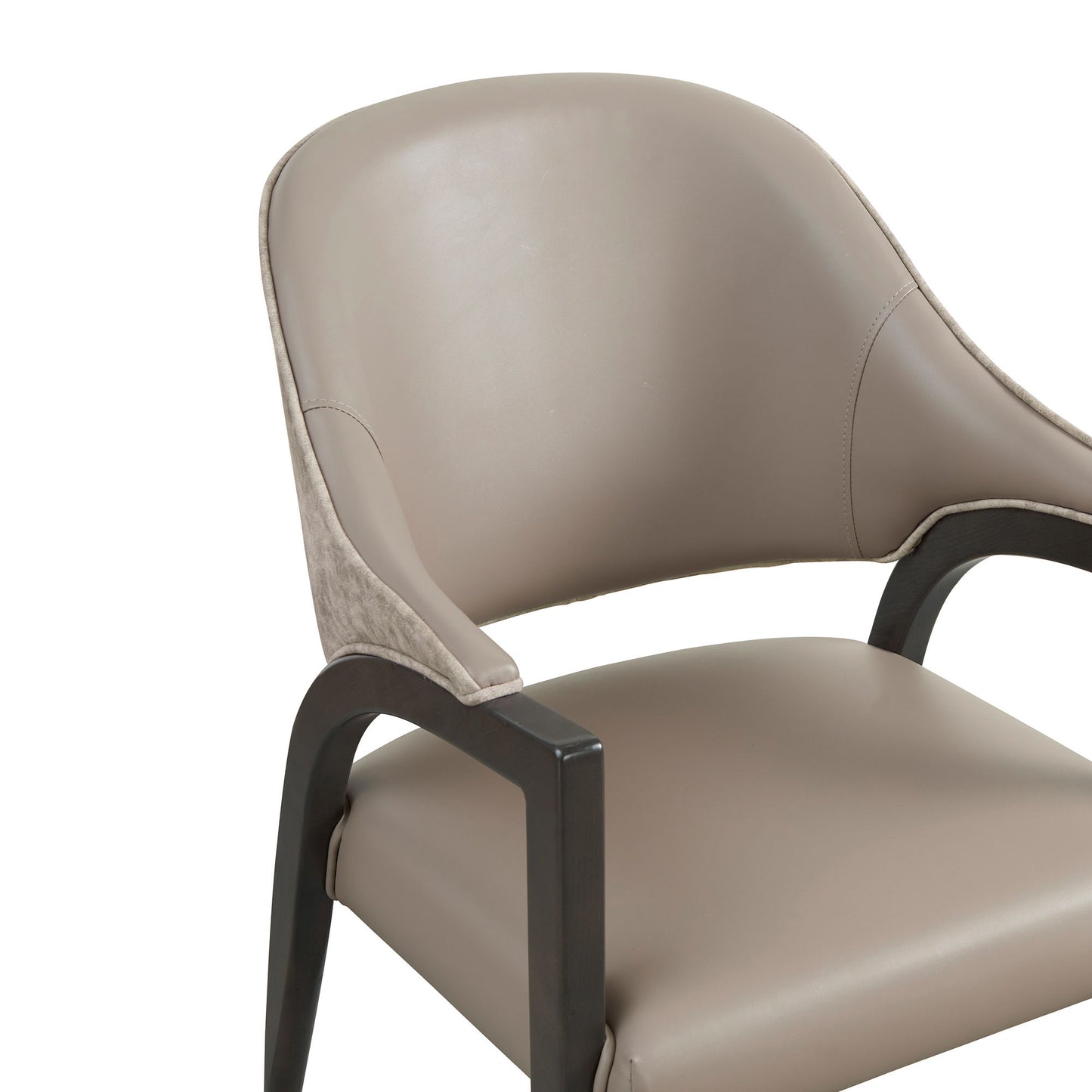 Manhattan Collette - Wood Upholstered Armchair