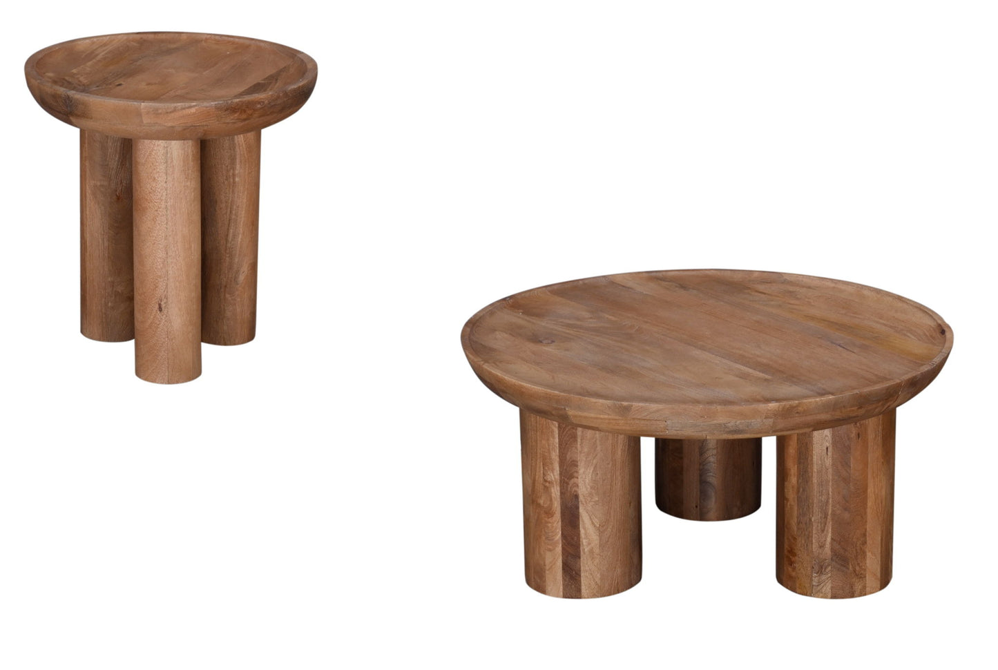 Blair - Round Cocktail Table - Dark Brown