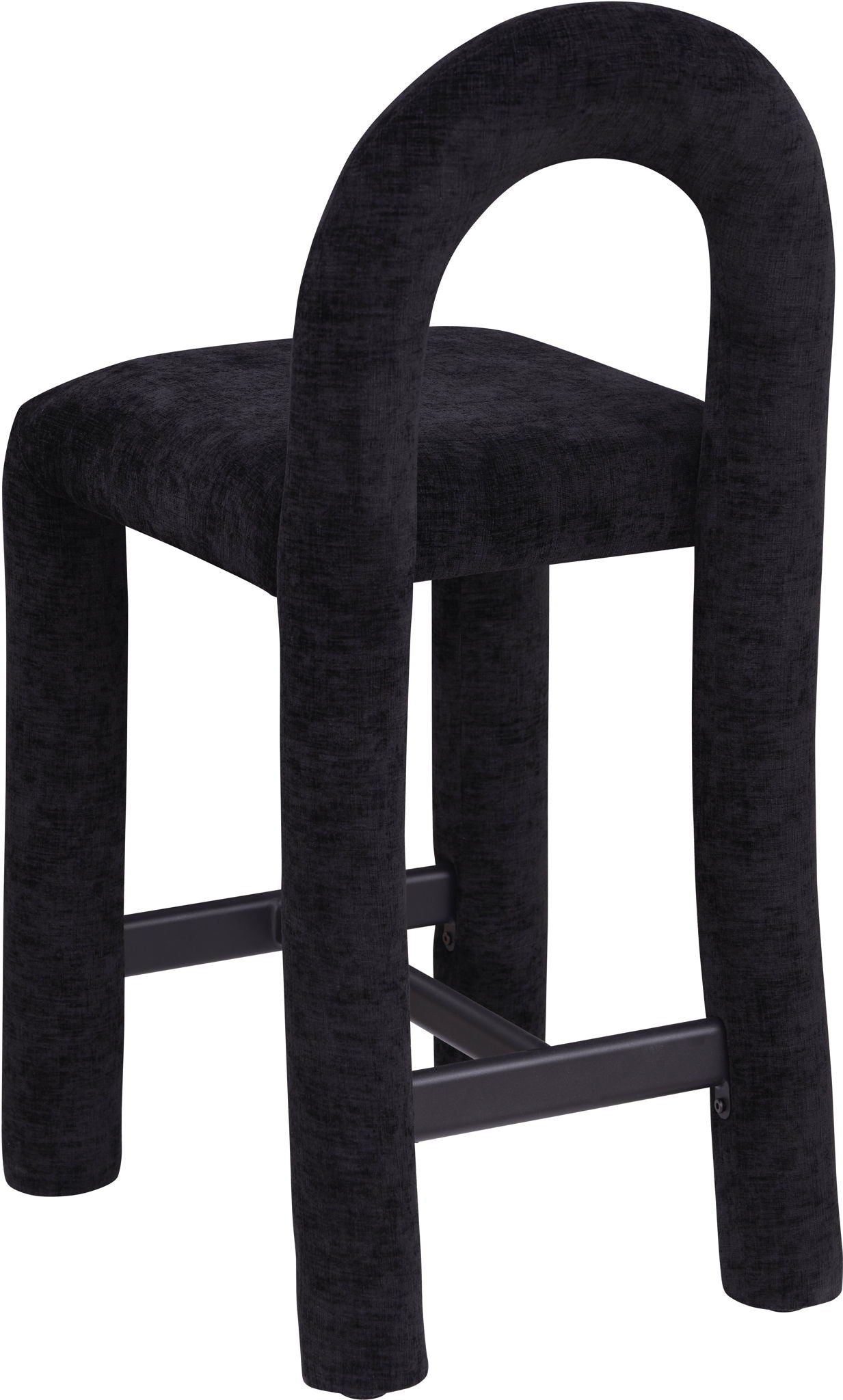 Amari - Chenille Fabric Stool