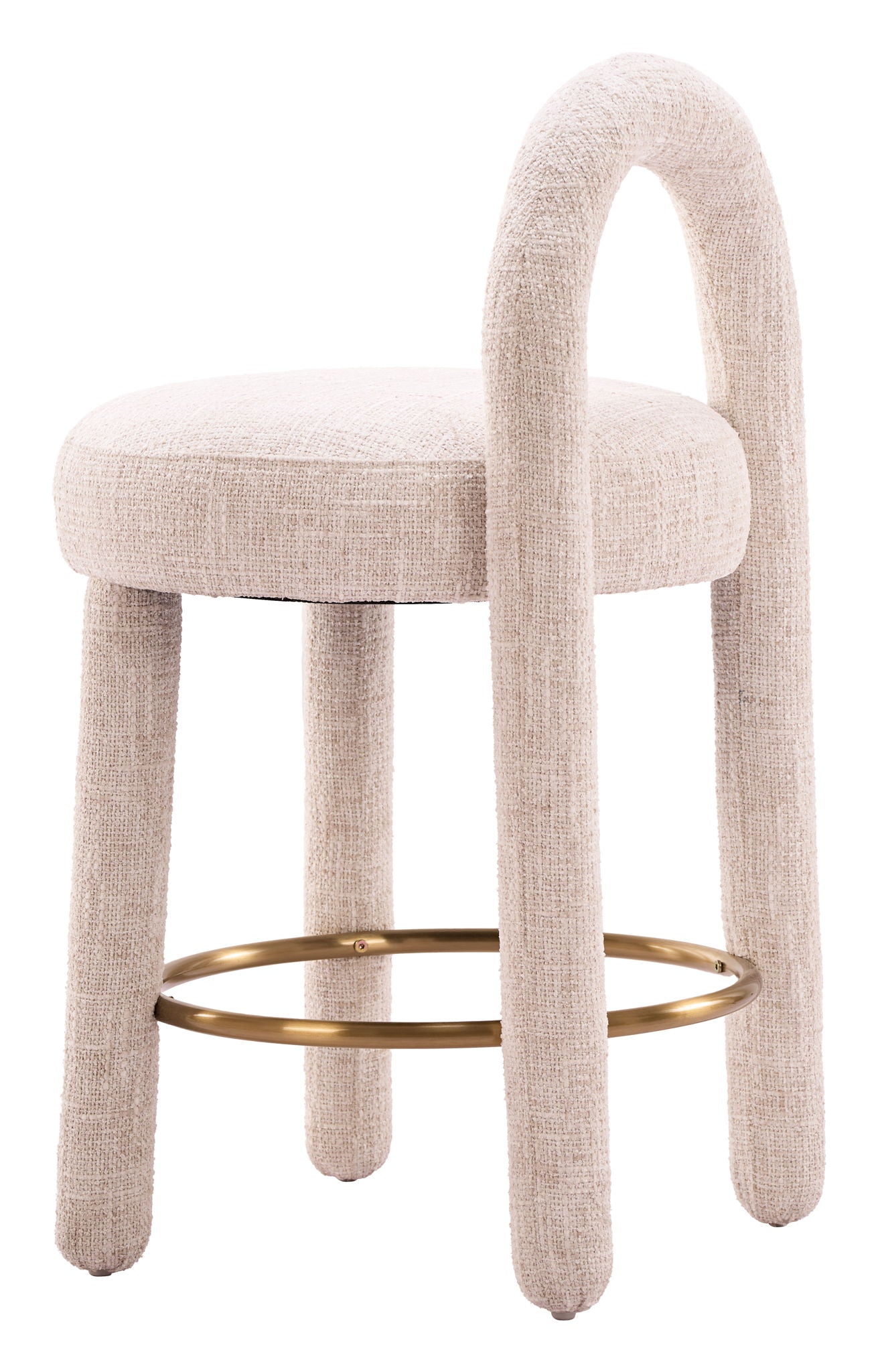 Curco - Counter Stool (Set of 2) - Gray