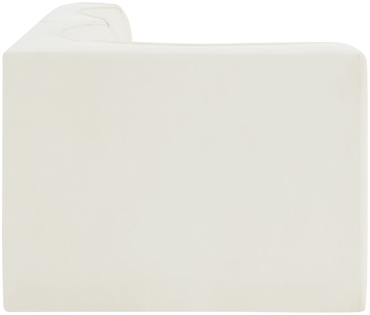 Rummi - Velvet Performance Fabric Upholstered 3 Piece Modular Sectional