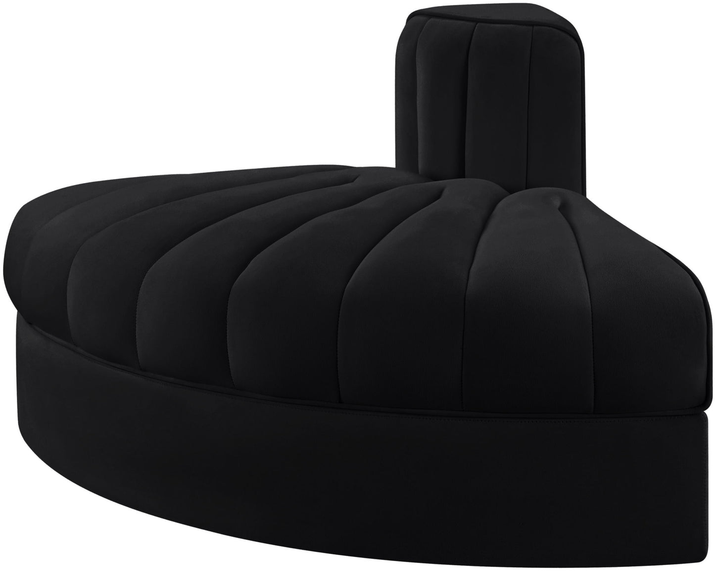 Rummi - Velvet Performance Fabric Upholstered Modular Chair