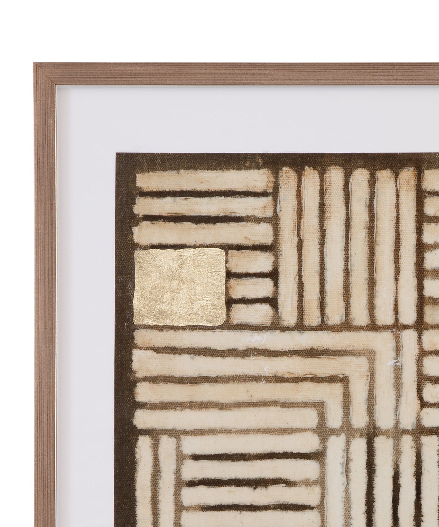 Purlin I Framed Print - Brown