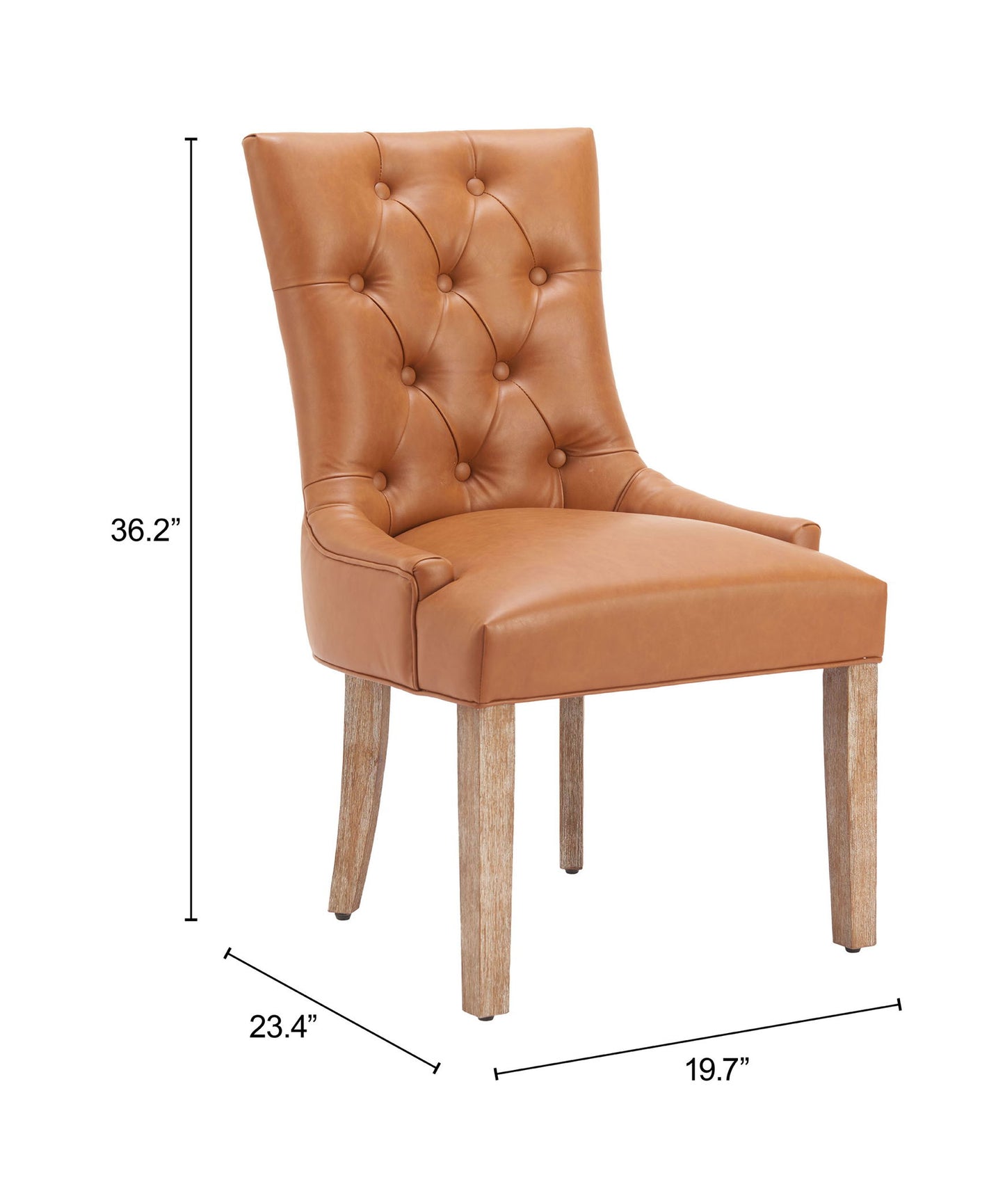 Nuby - Dining Chair - Brown