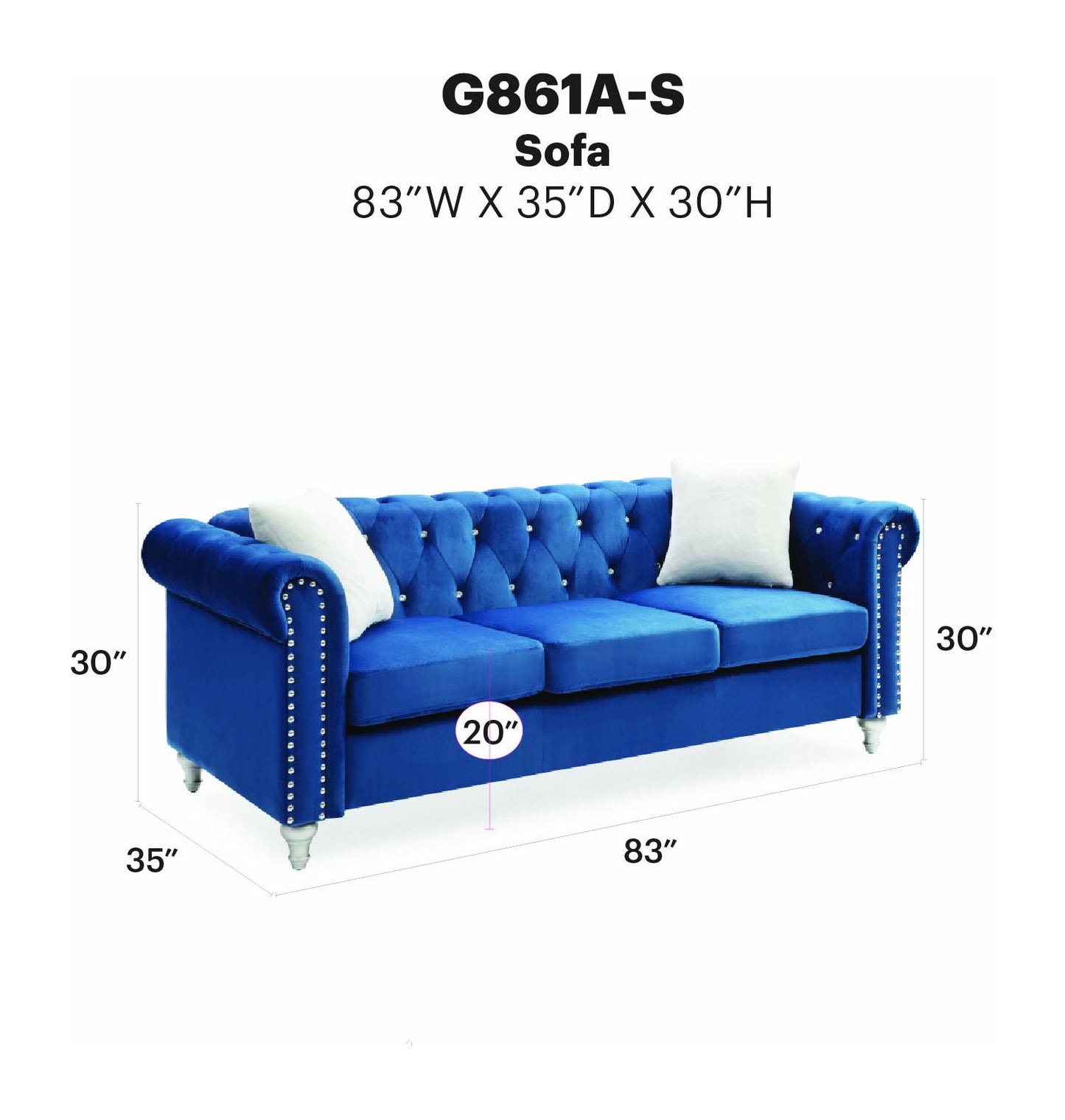 Glory Furniture - Raisa - Sofa