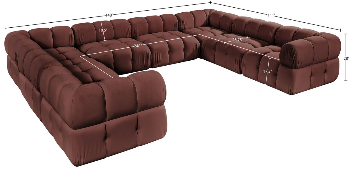 Orin - 8 Piece Modular Sectional (4 Modular Chairs, 4 Corner Chairs)