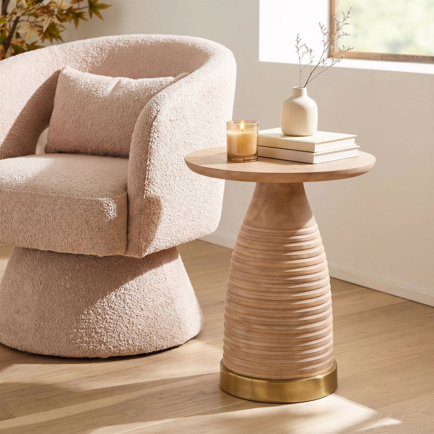Radiant - Side Table - Natural