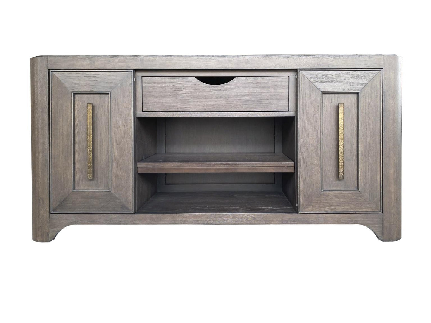 Lancia - 60" Media Console - Charred Oak