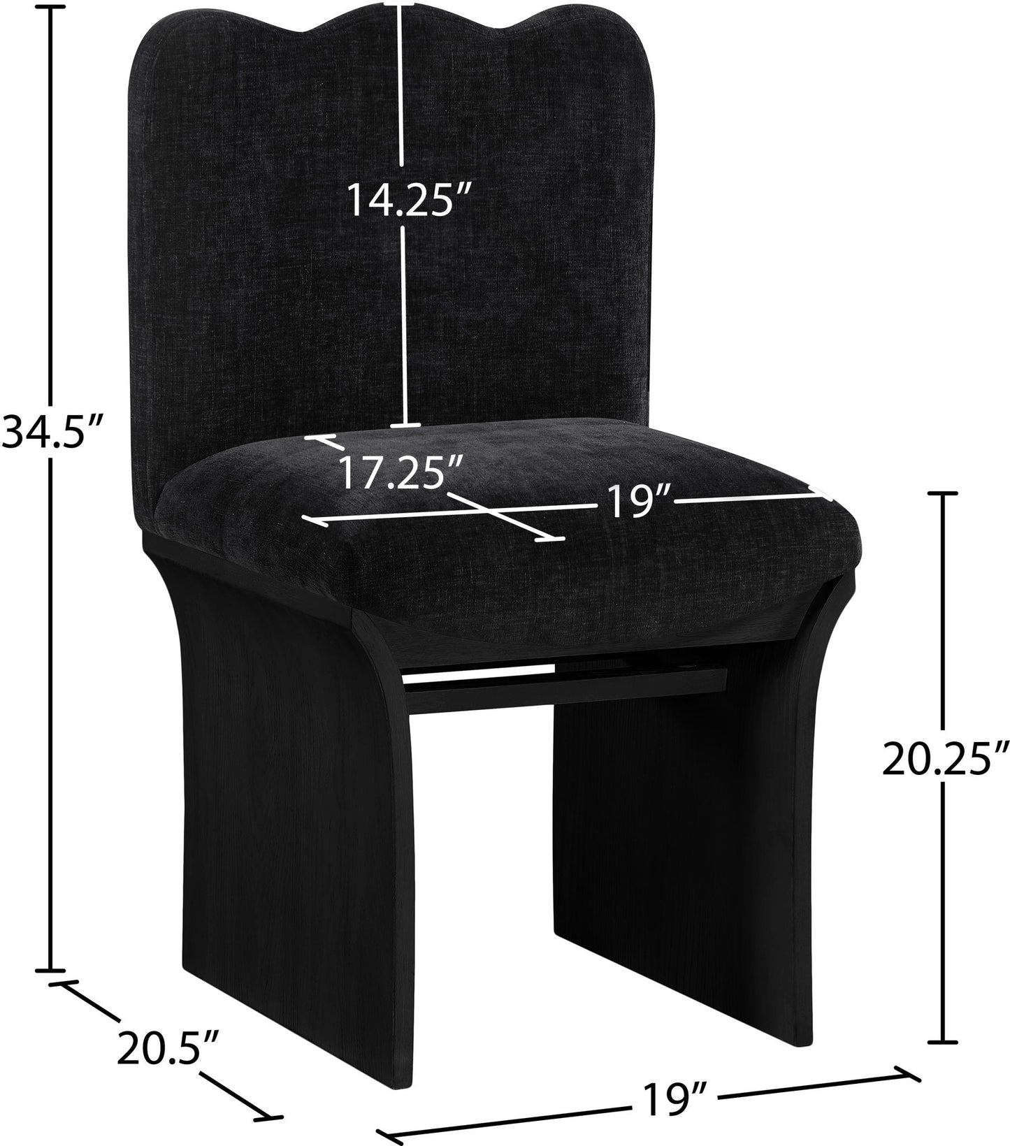 Shaw - Dining Chair - Black Base