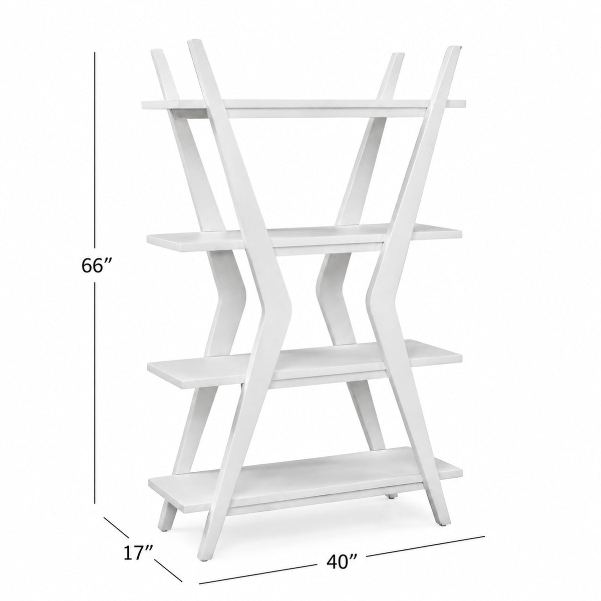 Stratton - Etagere - Semi Gloss White