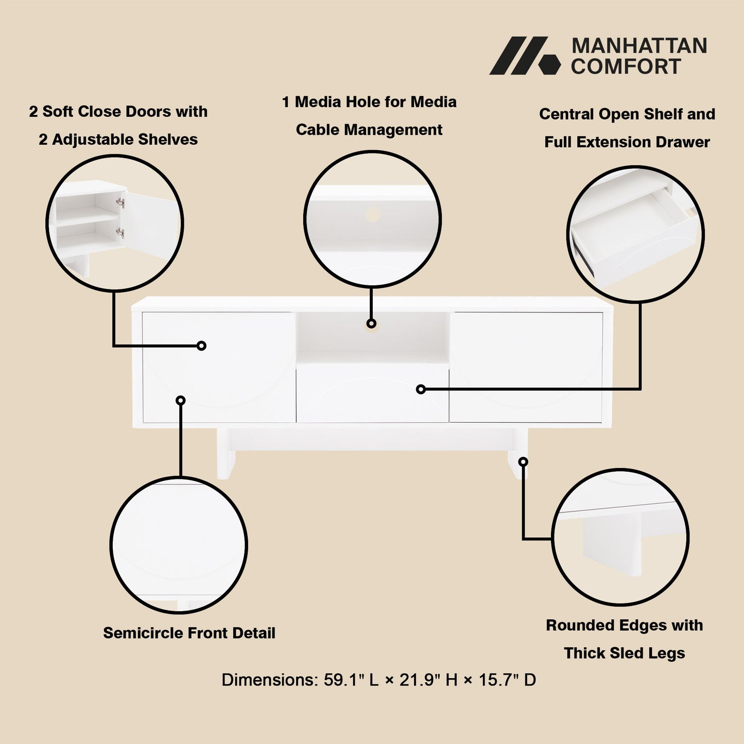 Manhattan Ella - TV Stand