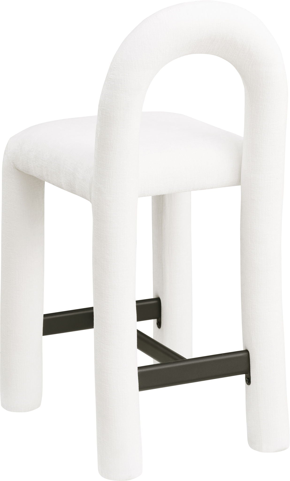Amari - Chenille Fabric Stool