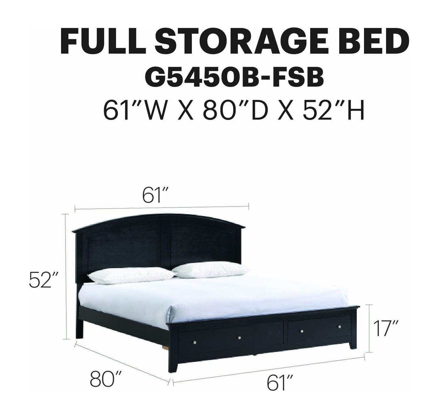 Glory Furniture - Hammond - Storage Bed