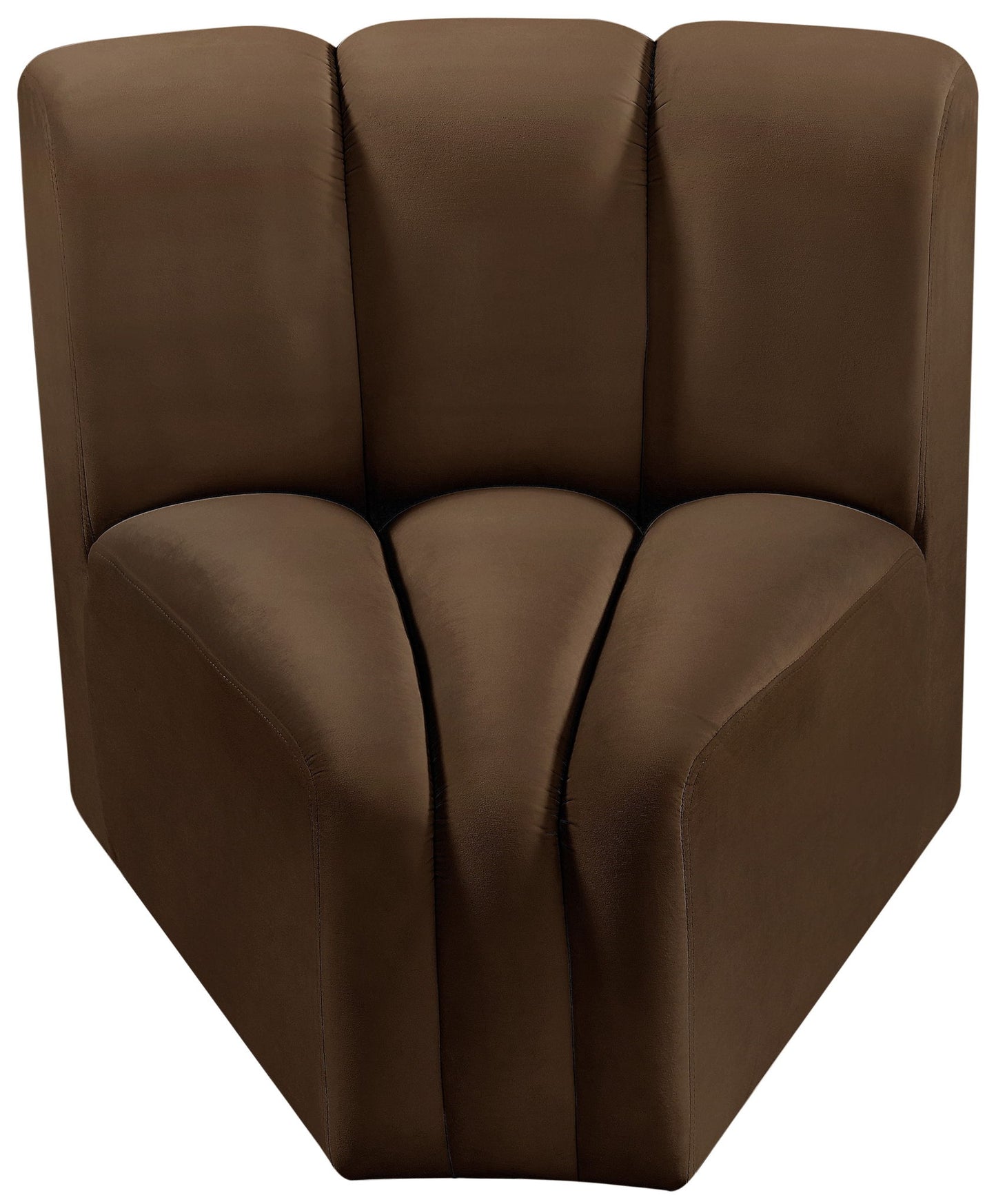 Arc - Velvet Curved Corner Chair