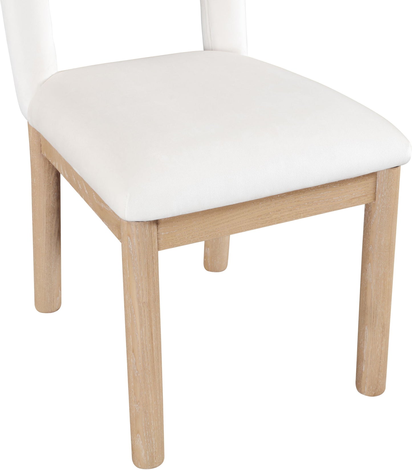 Conrad - Velvet Dining Chair With Natural Legs
