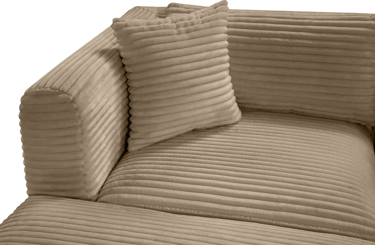 Shaggy - Fabric 6 Piece Modular Sectional With Chaise And Ottoman