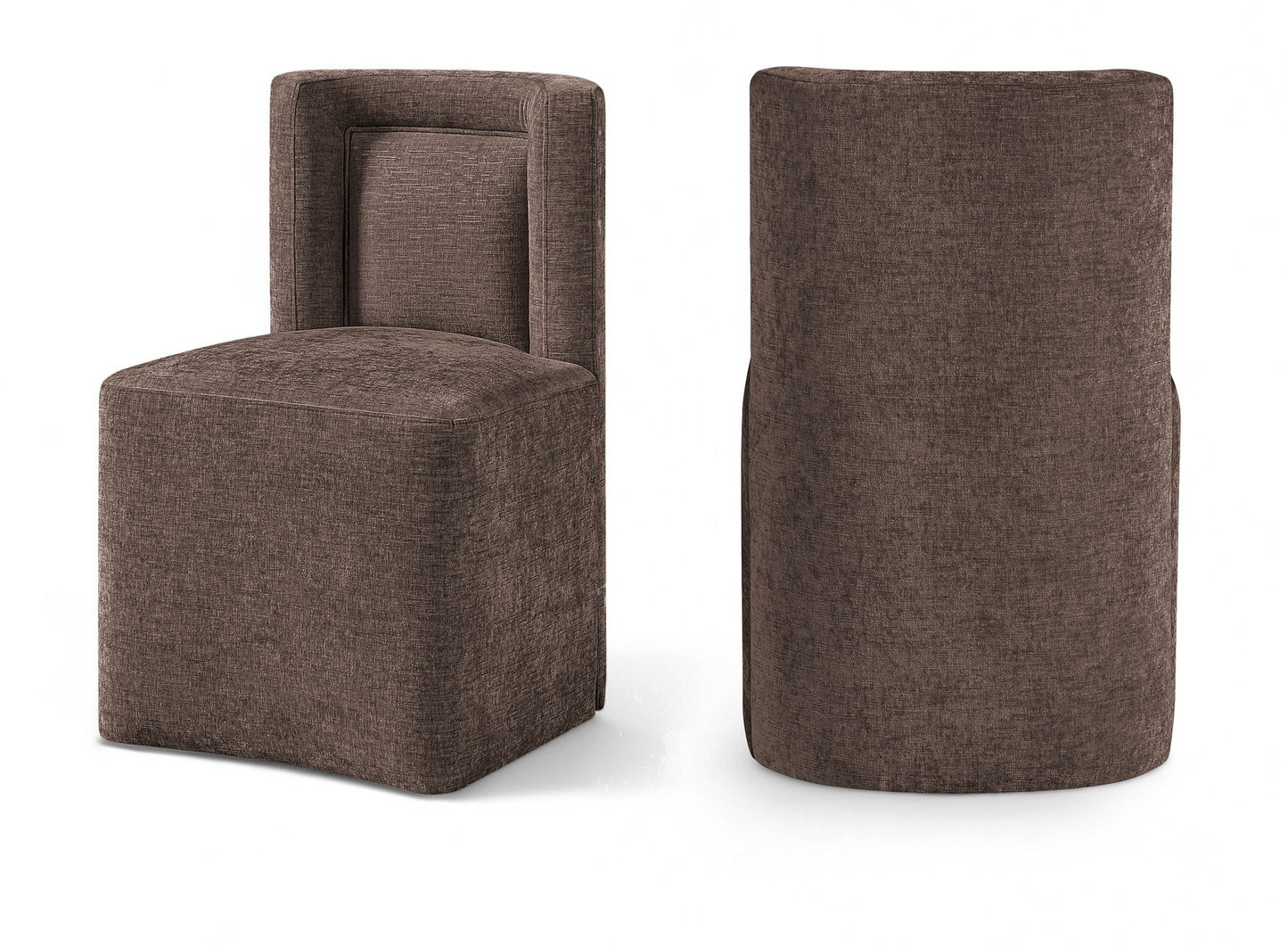 Duvina - Chenille Performance Fabric Dining Chair (Set of 2)