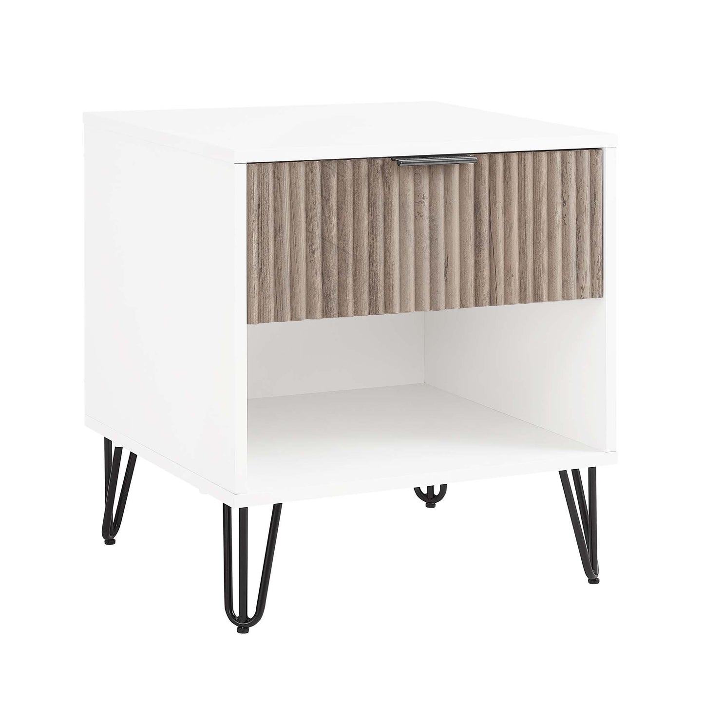 Manhattan Dumbo - Nightstand With White Frame