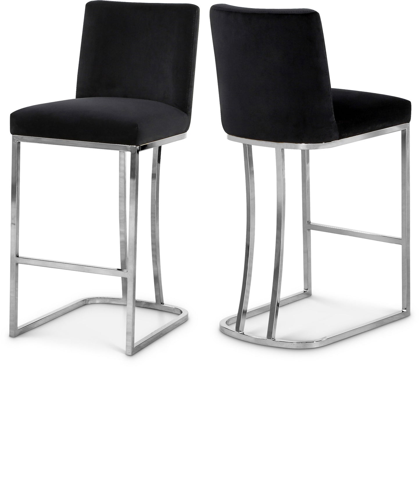 Heidi - Stool with Chrome Legs