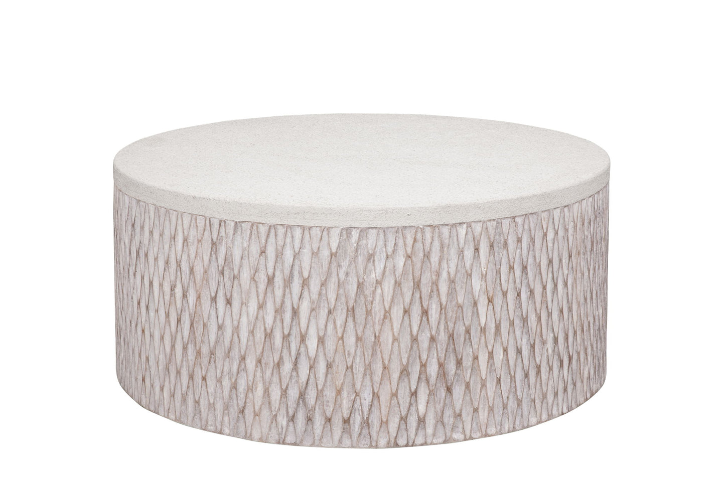 Brewer - Accent Cocktail Table - White Wash